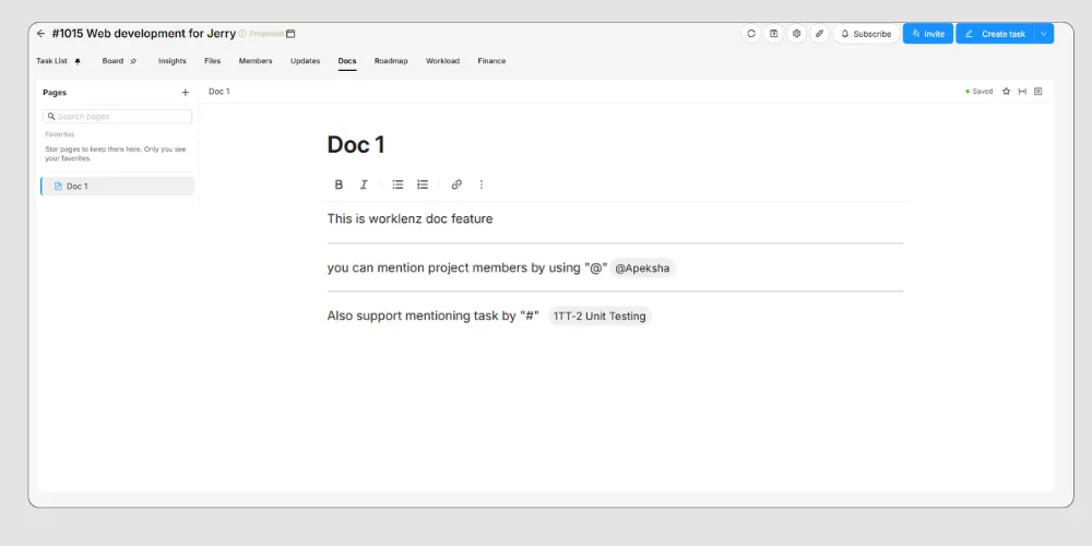 Project Docs