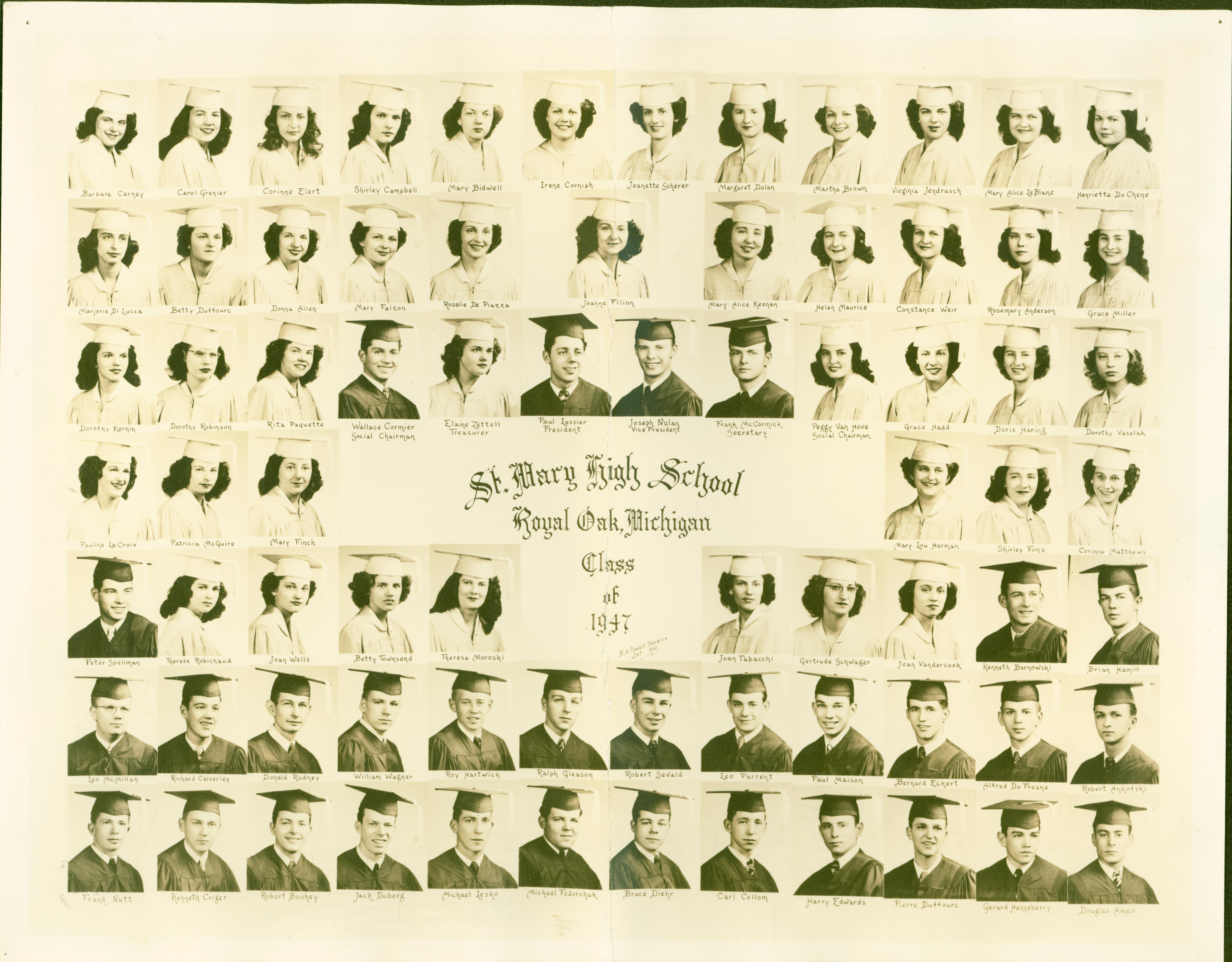 1947 high school graduation